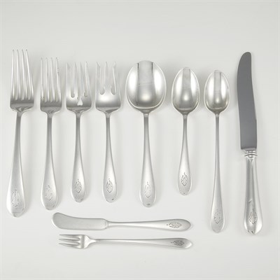 Lot 1330 - Gorham Sterling Silver Flatware Service Total...