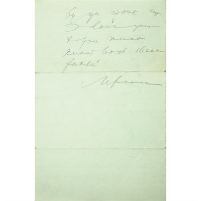 Lot 67 - SINCLAIR, UPTON Autographer letter signed to...