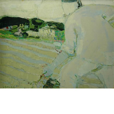 Lot 51 - Gabriel Godard French, b. 1933 Hommes aux...
