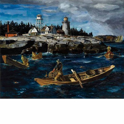 Lot 67 - Andrew George Winter American, 1893-1958 Happy...