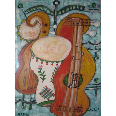 Lot 61 - Mohamed Hamri Moroccan, 1932-2000 Musical...
