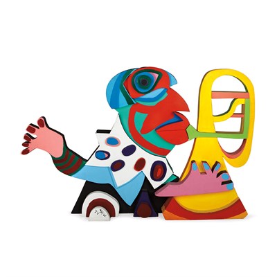 Lot 140 - Karel Appel Dutch, 1921-2006 Amsterdam Clown...