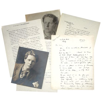 Lot 195 - BROOKE, RUPERT Autograph letter signed...
