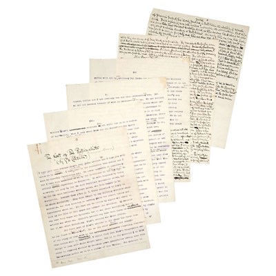 Lot 202 - CHESTERTON, GILBERT KEITH Typescript and...