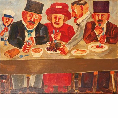 Lot 89 - Franz Borghese Italian, b. 1941 Collazione All'...