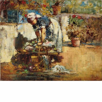 Lot 23 - Vincenzo Irolli Italian, 1860-1945 La...
