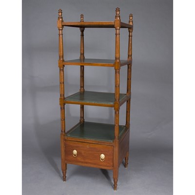 Lot 1384 - Regency Style Mahogany Four-Tier Etagere...