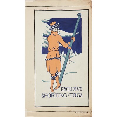 Lot 505 - Helena Putnam EXCLUSIVE SPORTING TOGS Gouache...