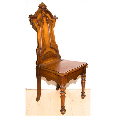Lot 249 - Gothic Revival Mahogany Chair