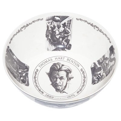 Lot 134A - Wedgwood Porcelain Thomas Hart Benton...