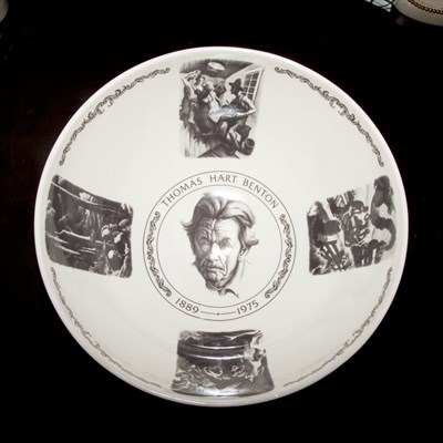 Lot 498 - Wedgwood Porcelain Thomas Hart Benton...