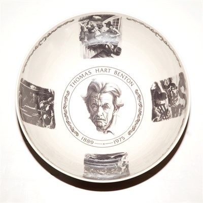 Lot 412 - Wedgwood Porcelain Thomas Hart Benton...