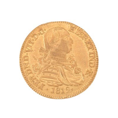 Lot 1053 - Columbia, 1819 8 Escudos, Papayan Mint, Fr. 60...
