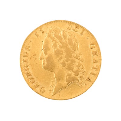 Lot 1068 - Great Britain, George II 1740 Guinea, Fr. 341...