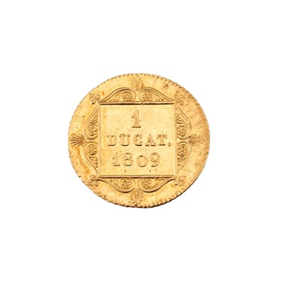 Lot 1061 - Germany-Nassau, 1809 1 Ducat, Fr. 1789...