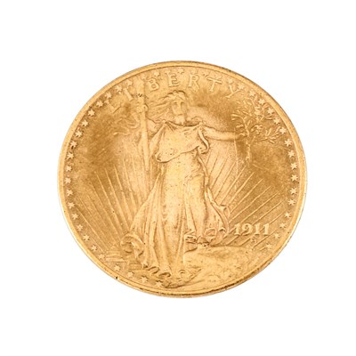 Lot 1192 - United States, $20 1911 D St. Gaudens,...