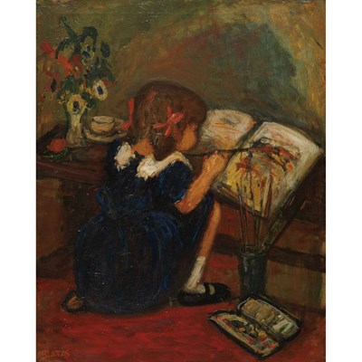 Lot 63 - Arbit Blatas Lithuanian, 1908-1999 The Young...