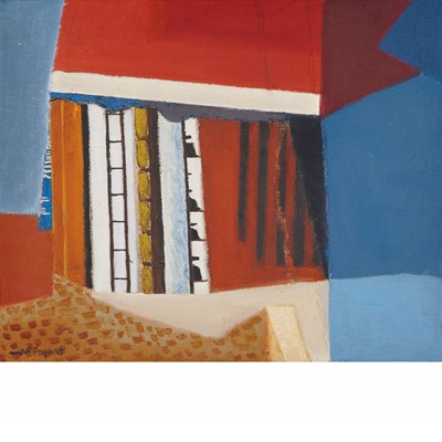 Lot 32 - Max Papart French, 1911-1994 Ete Bleu (Blue...