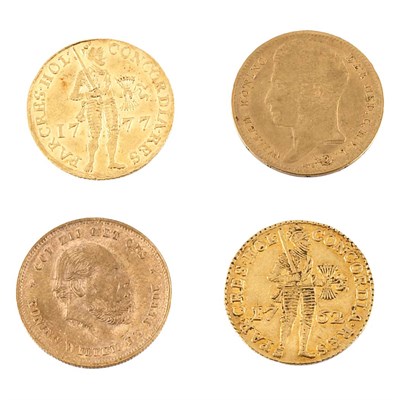 Lot 1083 - Netherlands, Ten Gold Coins Comprising 1650,...