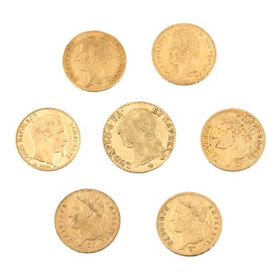 Lot 1055 - France, Eight 20 Francs Comprising 1787, 1810,...