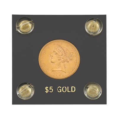 Lot 1188 - 1901 S $5 Liberty Choice Brilliant...