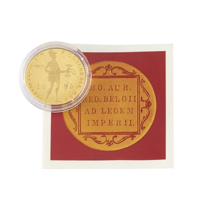 Lot 1085 - Netherlands 1985 One Ducat Choice Brilliant...