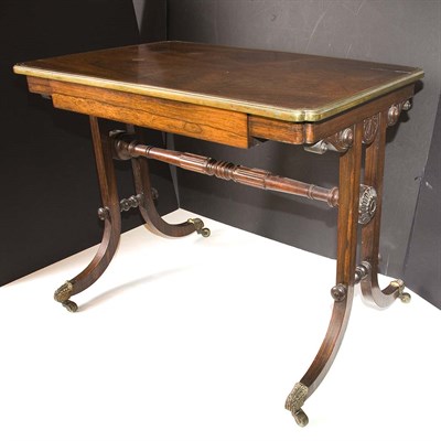 Lot 601 - Late Regency Gilt-Bronze Mounted Rosewood...