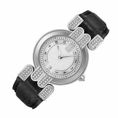 Lot 78 - Lady's White Gold and Diamond Wristwatch, Harry Winston