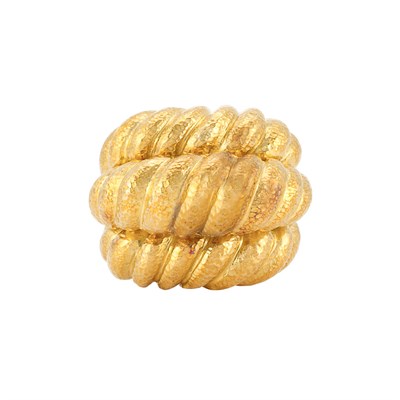 Lot 208 - Gold Dome Ring, David Webb