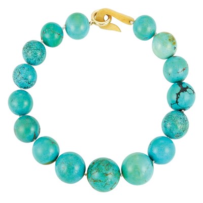 Lot 198 - Turquoise Bead Necklace