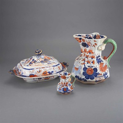 Lot 144 - Group of Five Masons Imari Palette Ironstone...