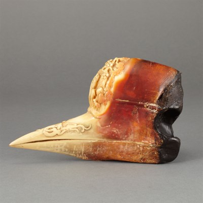 Lot 537 - Chinese Carved Hornbill 19th Century The...