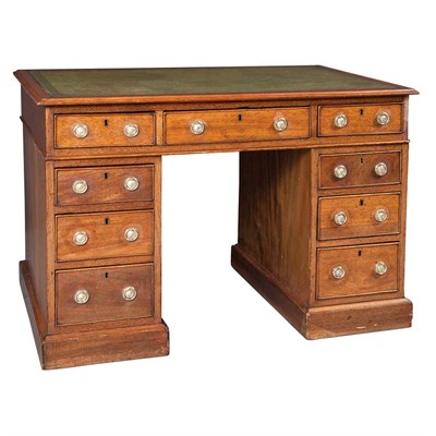 Lot 377 - George III Mahogany Pedestal Desk Circa 1800...