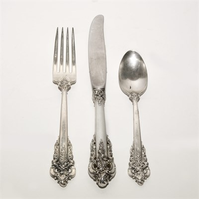Lot 331 - Wallace Sterling Silver Flatware Service In...