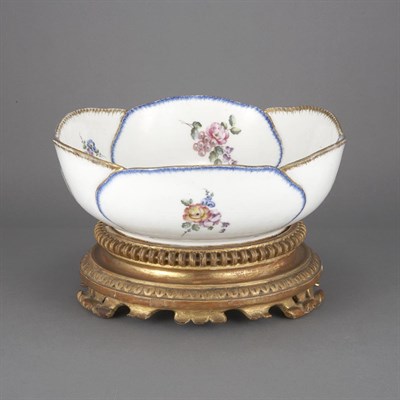 Lot 308 - Sevres Style Porcelain Bowl Painted with...