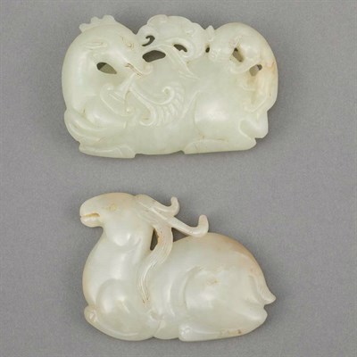Lot 510 - Chinese White Jade Belt Hook 19th/20th Century...