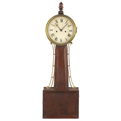 Lot 155 - Classical Mahogany Banjo Clock New England,...