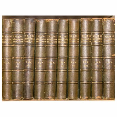 Lot 495 - [FINE BINDINGS] THIERS, M. A. Histoire de la...