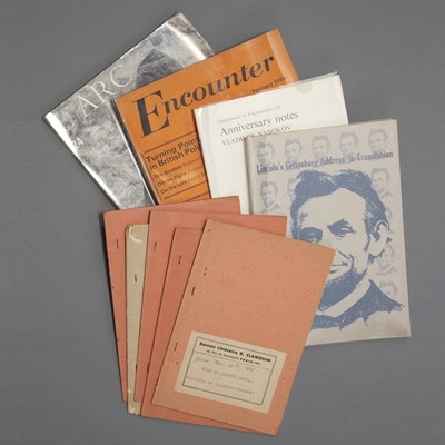 Lot 242 - NABOKOV, VLADIMIR Group of five disbound...