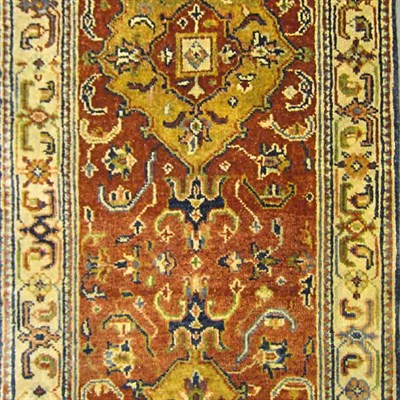 Lot 612 - Indo-Heriz Runner India, contemporary Four...