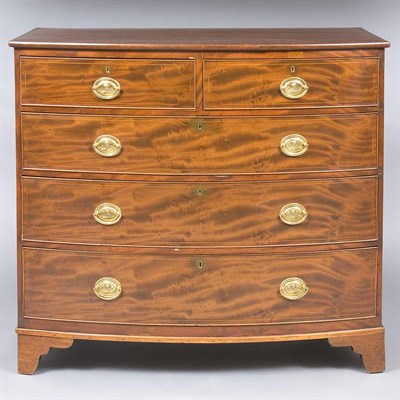 Lot 1279 - George III Style Mahogany Chest of Drawers...