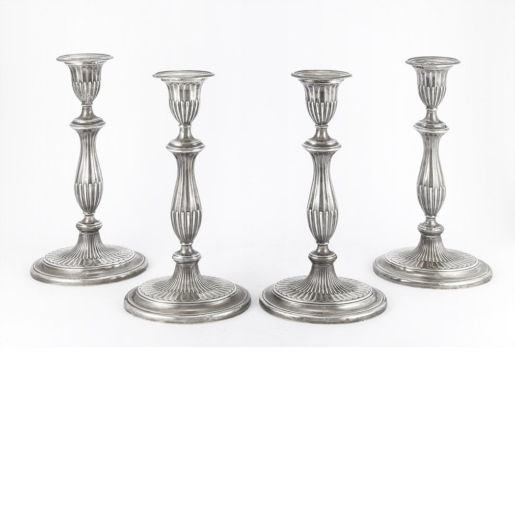 Lot 1353 - Set of Four American Sterling Silver...