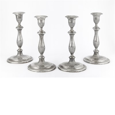 Lot 1353 - Set of Four American Sterling Silver...