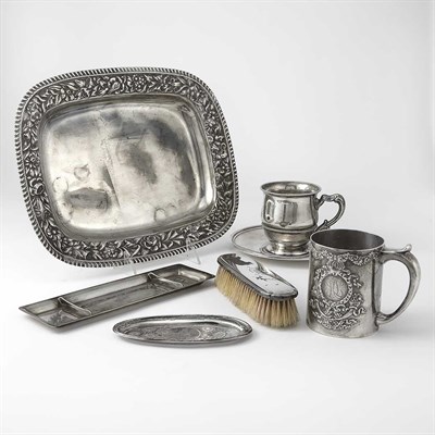 Lot 1298 - Group of Seven Sterling Silver Articles Total...