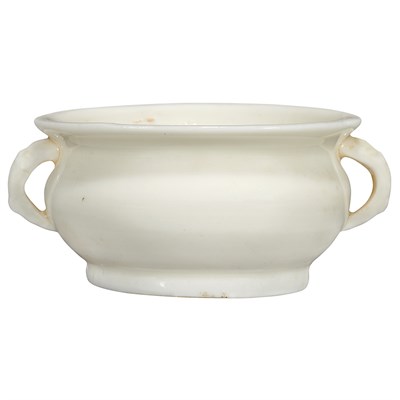Lot 406 - Chinese Dehua Censer Kangxi Period Of squat...