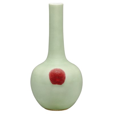 Lot 303 - Chinese Celadon Glazed Porcelain Vase Possibly...