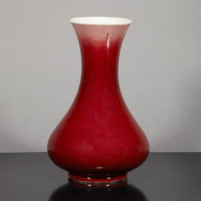 Lot 410 - Chinese Sang de Boeuf Porcelain Vase 19th...