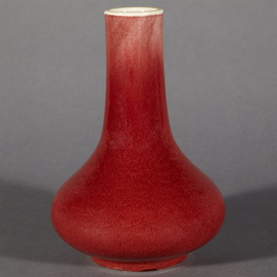 Lot 375 - Chinese Sang de Boeuf Glazed Porcelain Vase...
