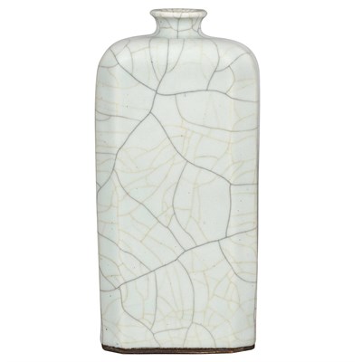 Lot 382 - Chinese Guan Type Bottle Vase 18th Century Of...