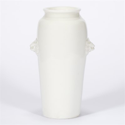 Lot 307 - Chinese White Glazed Porcelain Sleeve Vase...